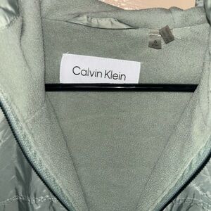 Calvin Klein Light Gray Fleece Jacket